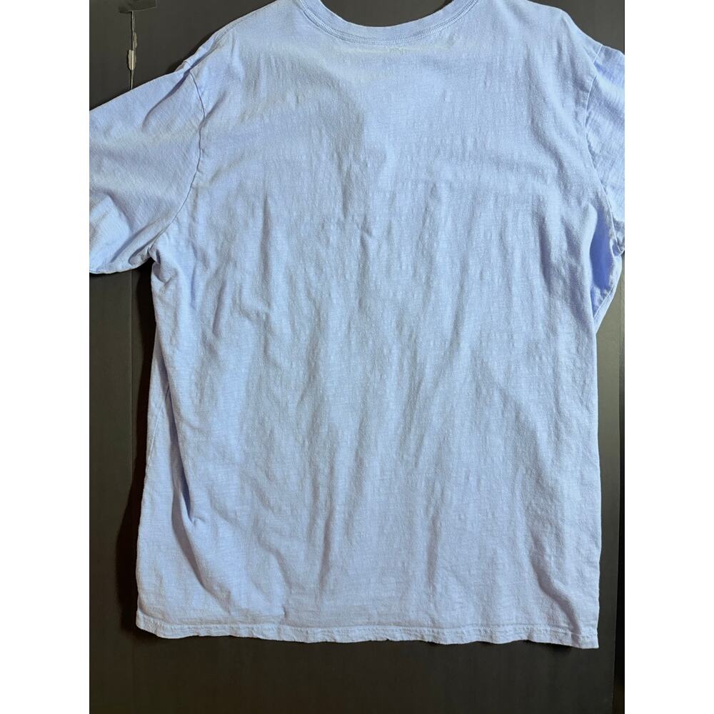 GAP Men’s XXL Light Blue Henley – Soft Casual Short‑Sleeve Shirt - Picture 3 of 6